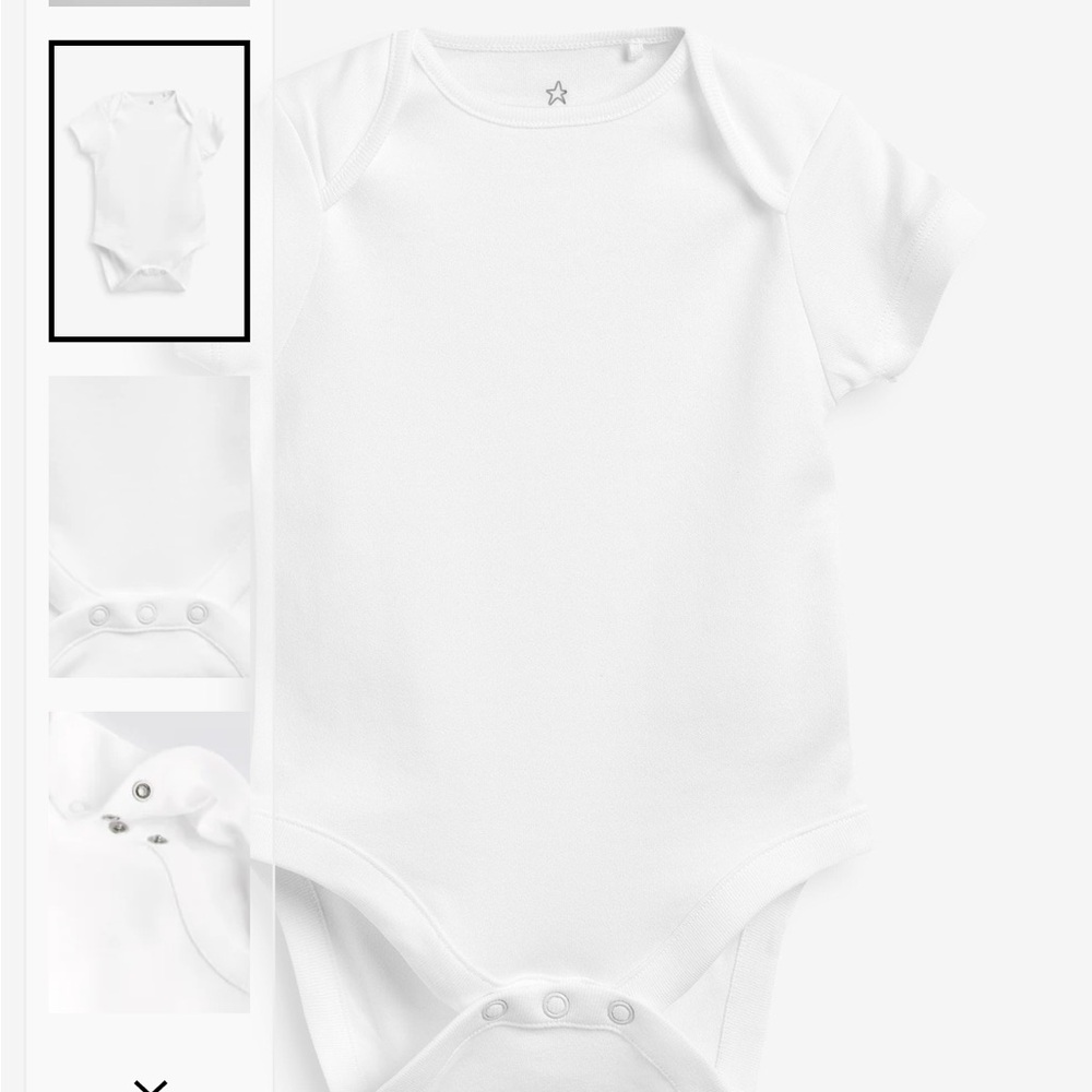 Set of three Next bodysuits